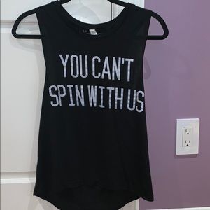 You Can't Spin With Us Workout Tank Betches